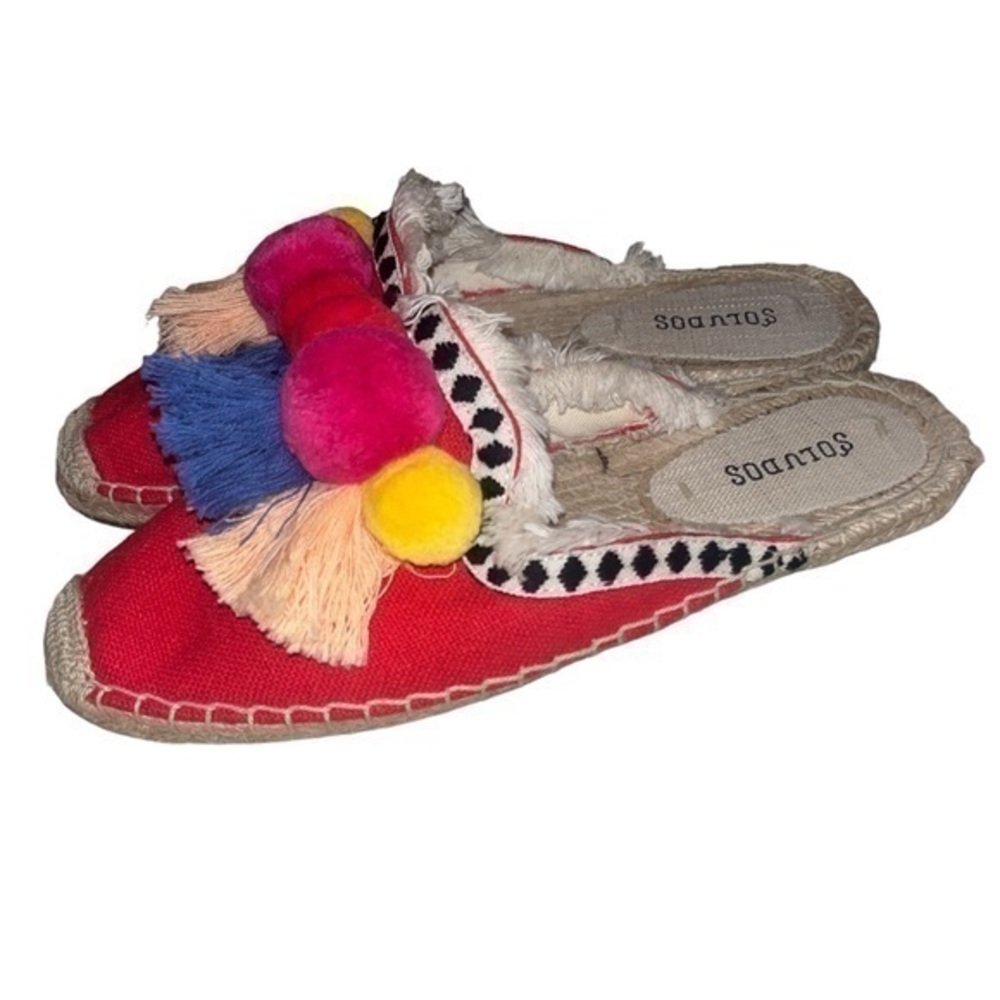 Soludos 6.5 espadrille slides